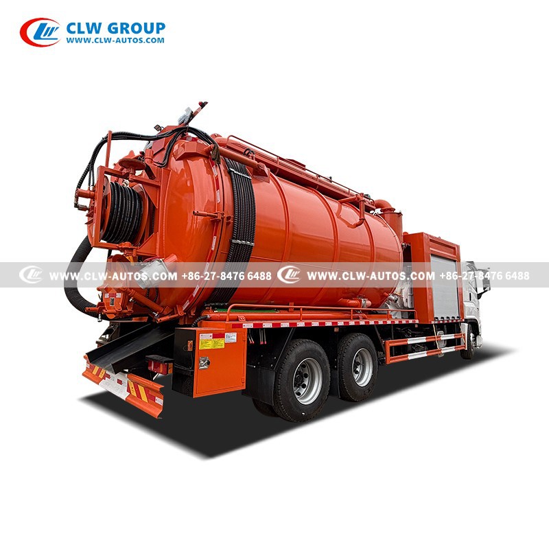15cbm volume sewage tanker