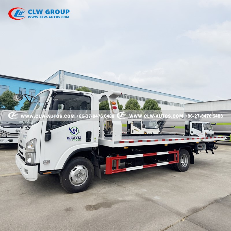 3ISUZU 4Ton Flatbed Tow Truck