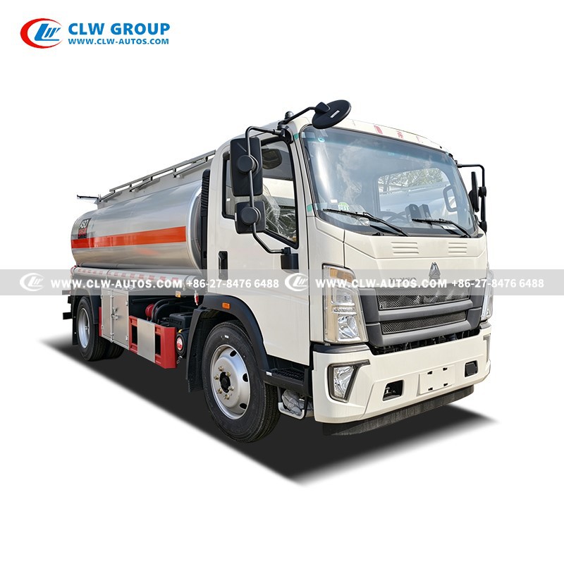 Mobile Refueling Trucks 8000L Refueling Tanker RHD for Petroleum Oil Gasoline Petrol Diesel Transport Fuel Dispenser Truck