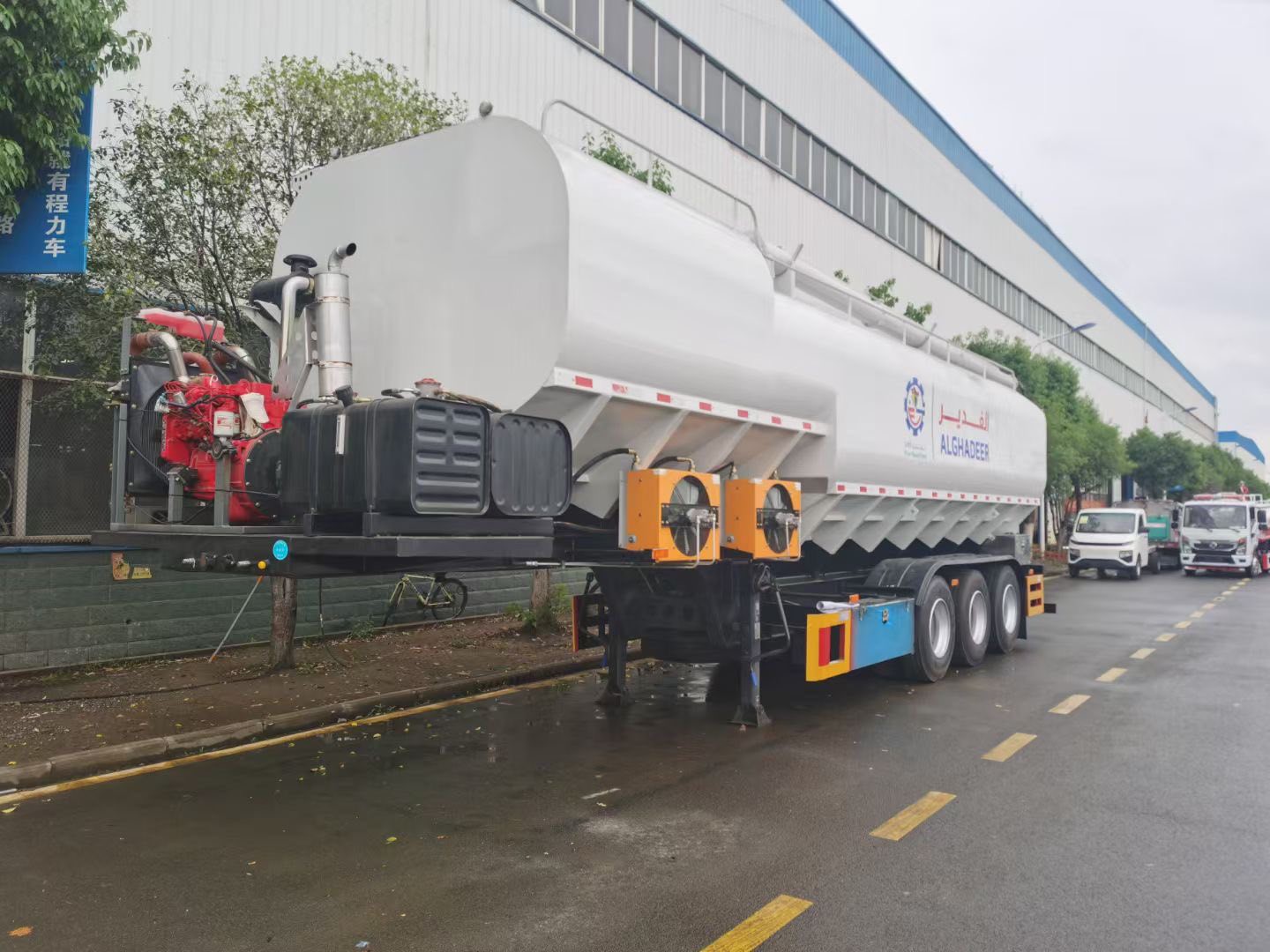 bulk feed trailer chengli group 3