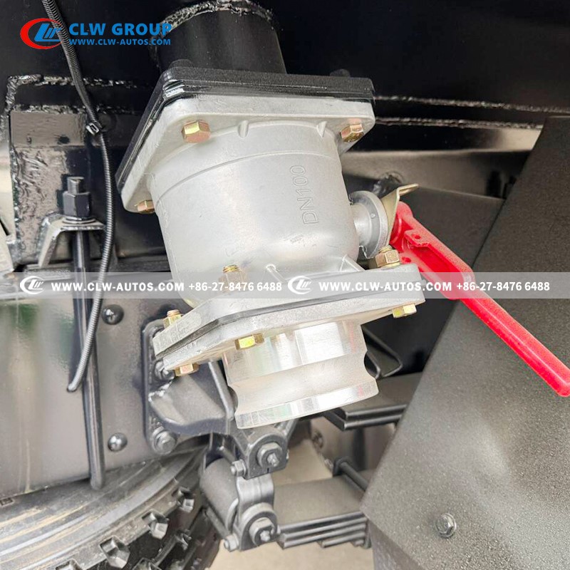 Drainage outlet ND100 of sewage suction truck