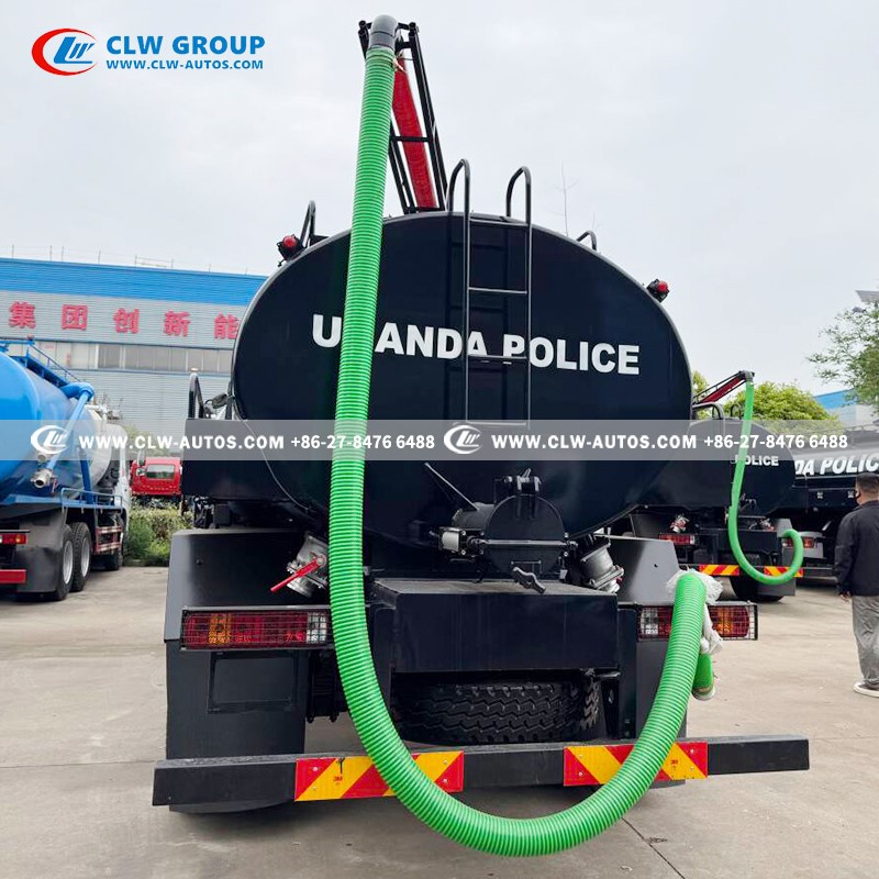 FAW JK6 Rhd 12m3 per mins suction truck for Uganda