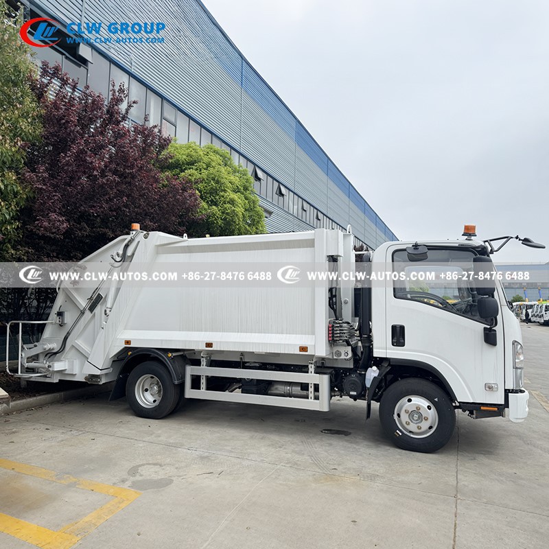 6ISUZU KV100 8CBM Compactor Garbage Truck