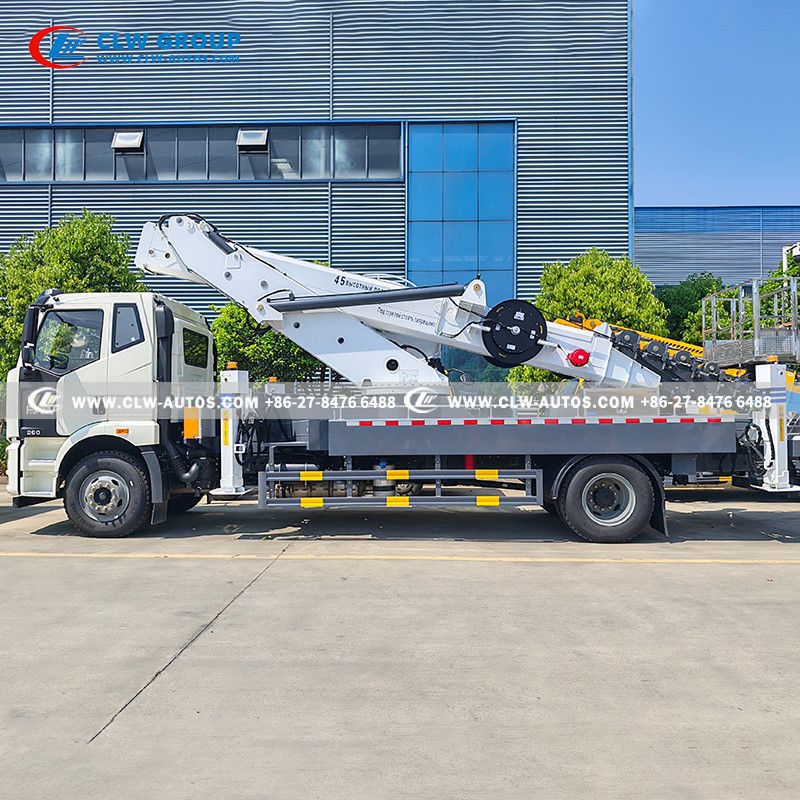 6FAW 34m Straight boom Aerial Lift Truck