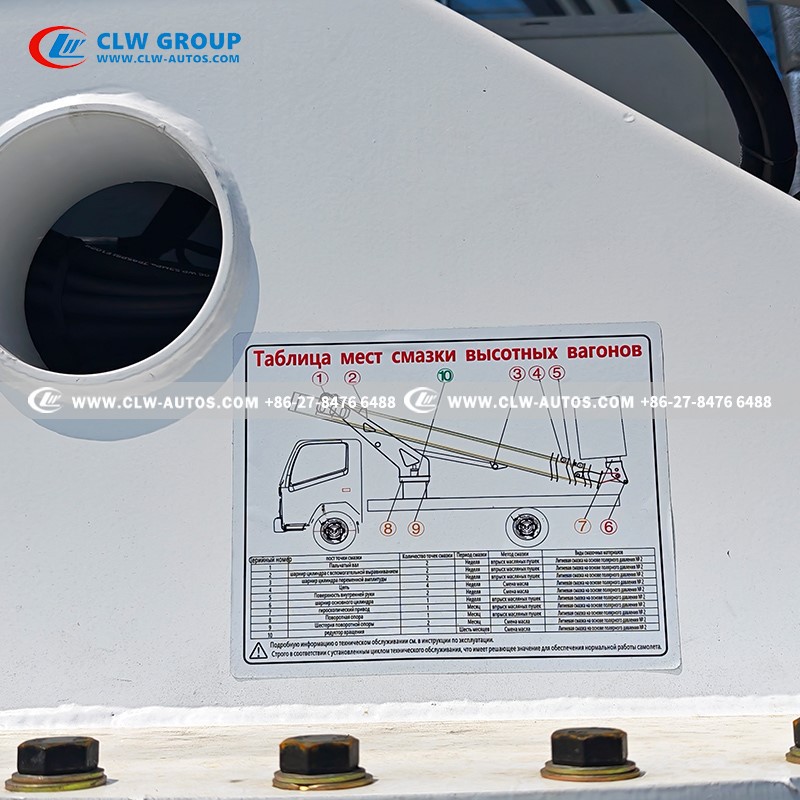 12FAW 34m Straight boom Aerial Lift Truck