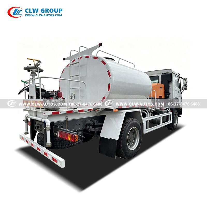 Multi-funtion High-pressure cleaning truck with large air compressor