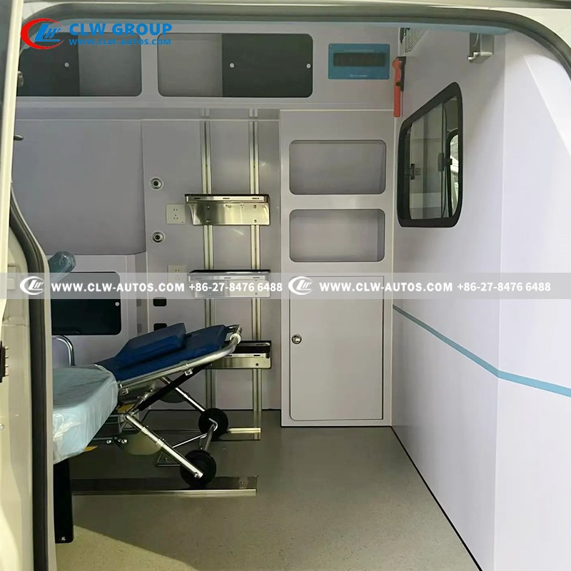 Interior design of EV IVECO Ambulance