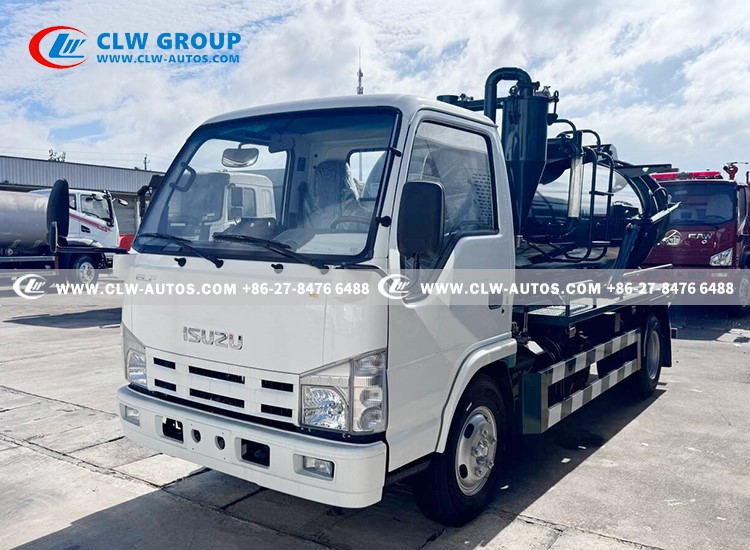 6ISUZU 100P Sewage Suction Truck