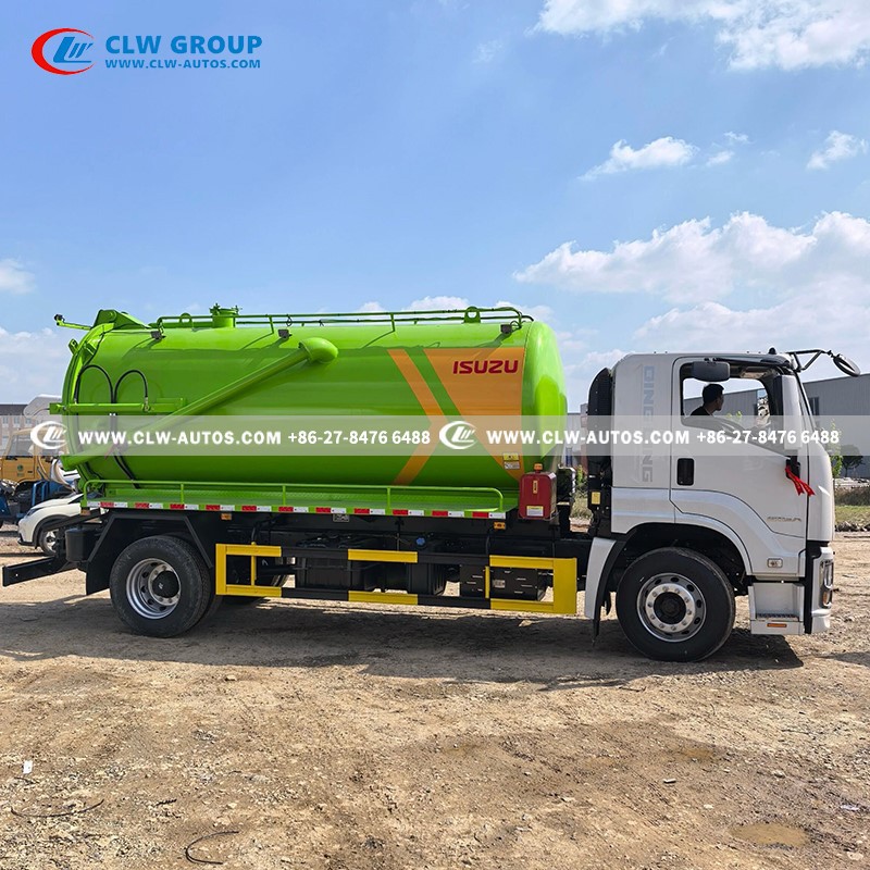 7ISUZU 12CBM Sewage Suction Truck 7ISUZU 12CBM Sewage Suction Truck