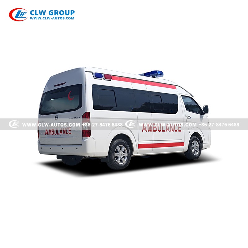Rhd FOTON G9 gasoline ambulance supplier