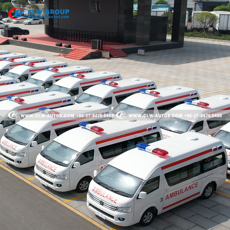 60 units FOTON G9 RHD gasoline ambulance