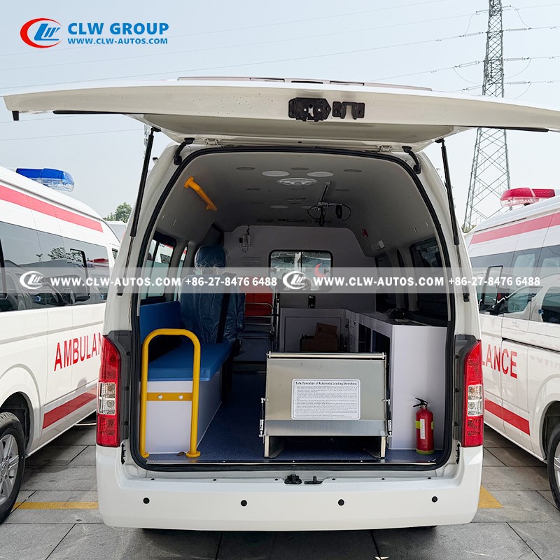 Interior design of Transported-type ambulance