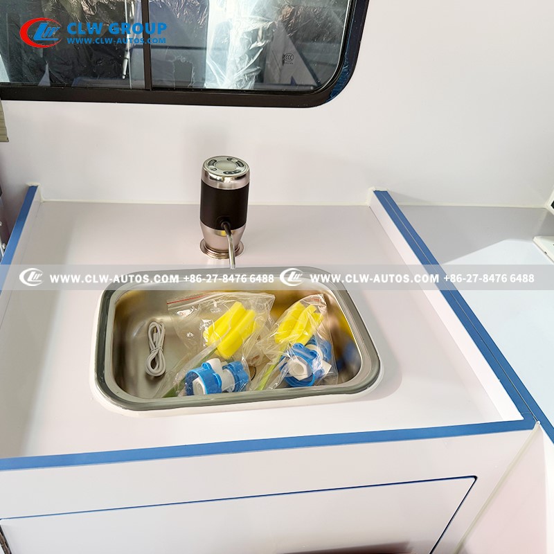 small water sink equipped