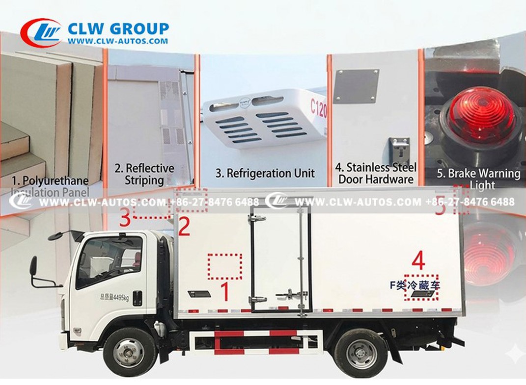 HOWO AWD 6Ton Refrigerator Truck