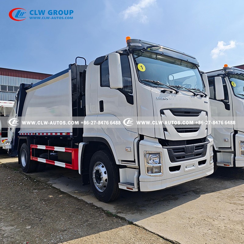 5ISUZU FTR 4X2 12CBM Compressed Garbage Truck