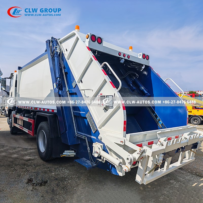 6ISUZU 4X2 12CBM Compressed Garbage Truck