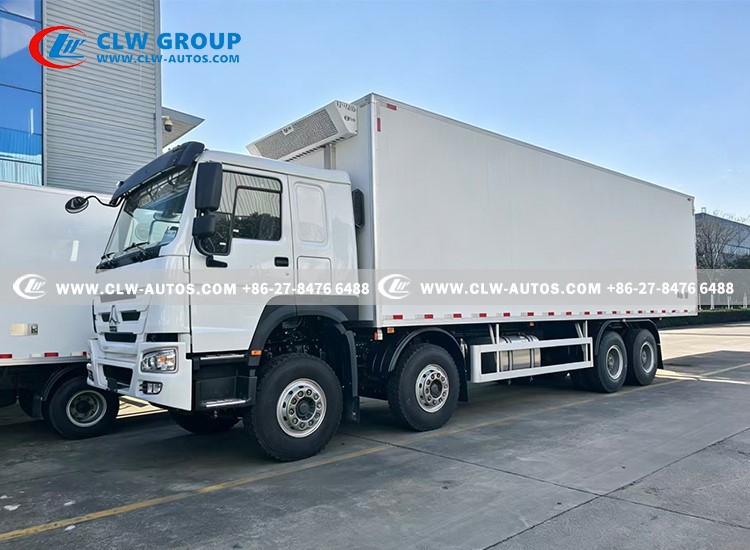 Howo 8x4 40ft Cheap Freezer Truck Refrigerated Box Trucks for Sale From China