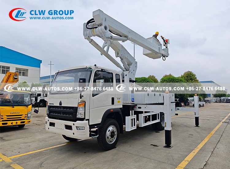 howo Insulated Bucket Truck