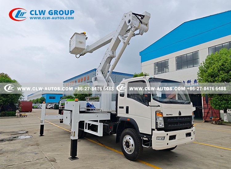 howo Insulated Combined Boom Truck