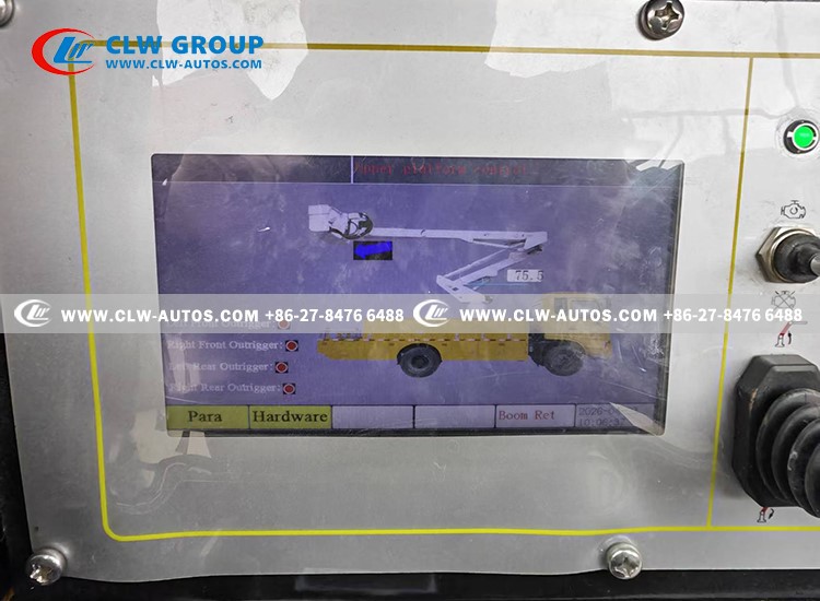 howo Insulated Articulated Boom Truck
