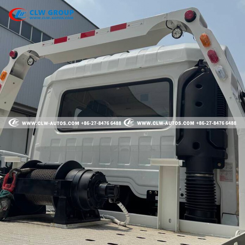 10Tons Winch Wrecker 6X4 Flatbed Towing Truck