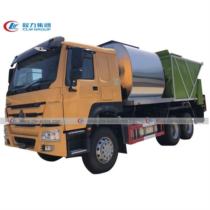 RHD Sinotruk 290HP Synchronous Chip Sealer