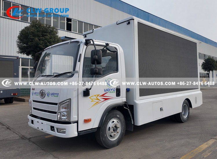 RHD Triple-Sided Screen LED Truck With Stage