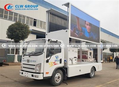 RHD Triple-Sided Screen LED Truck With Stage
