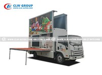 RHD Triple-Sided Screen LED Truck With Stage