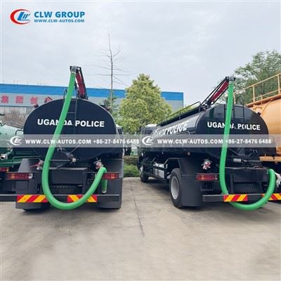 10CBM Vacuum Fecal Waste Removal For Uganda suppliers