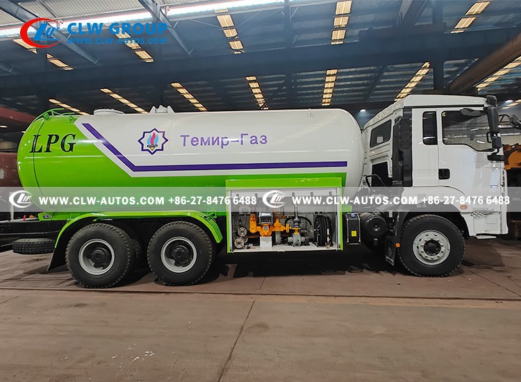 SHACMAN 10Tons LPG Gas Transport Truck