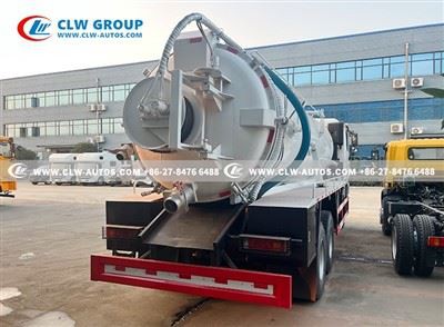Shacman 12m3 Sewer Jetting Truck