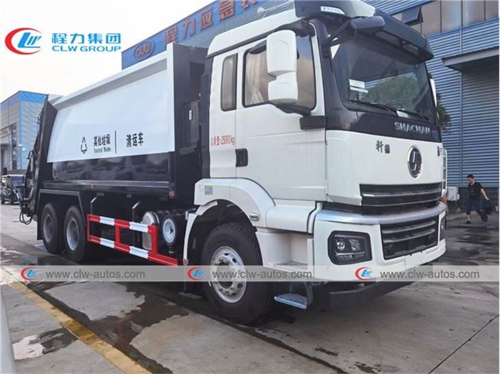 Shacman 20cbm 15tons 6X4 Compactor Garbage Truck