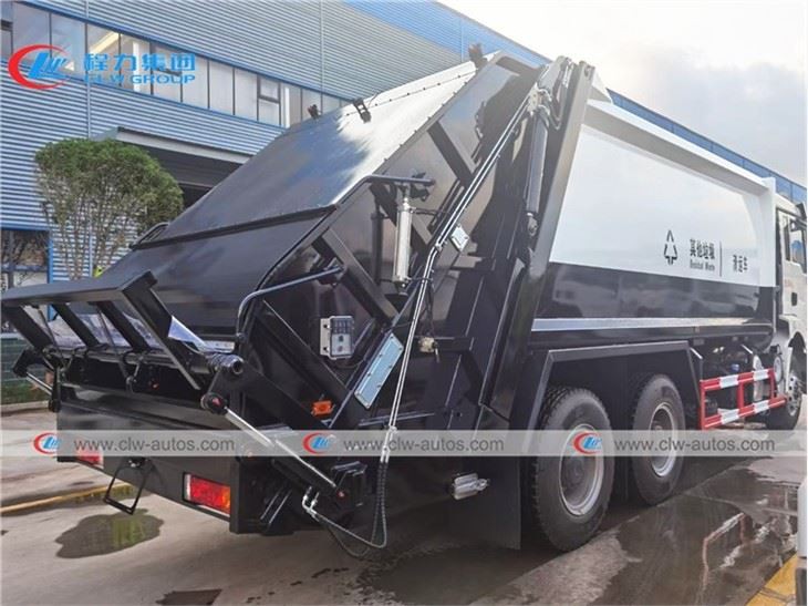 Shacman 20cbm 15tons 6X4 Compactor Garbage Truck