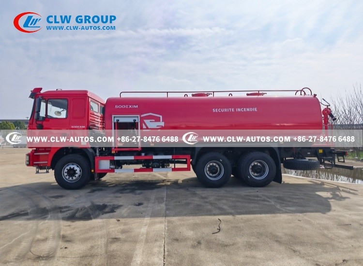 SHACMAN 20Tons Firefighting Water Bowser