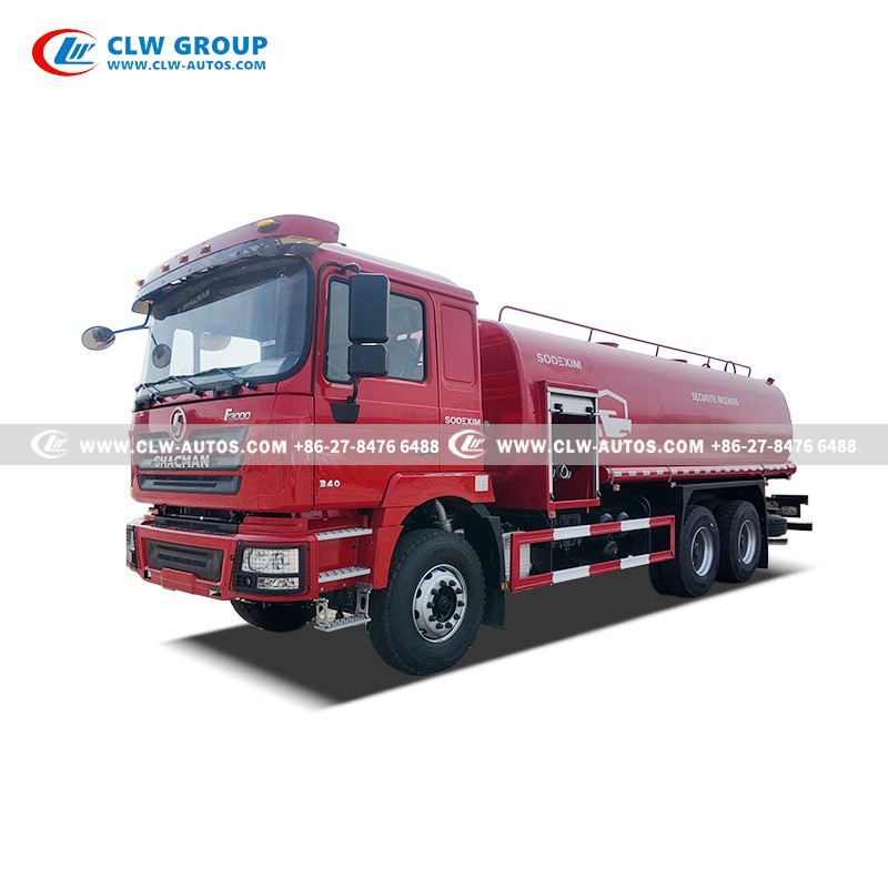 SHACMAN 20Tons Firefighting Water Bowser
