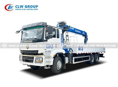 Shacman 6X4 12Tons Straight Crane Truck