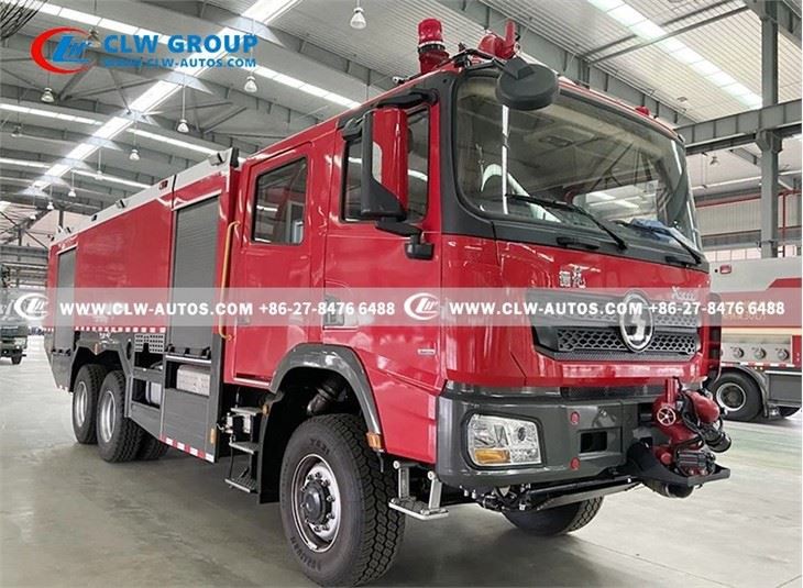 Shacman 6X6 550HP Airport Use Fire Fighting Truck