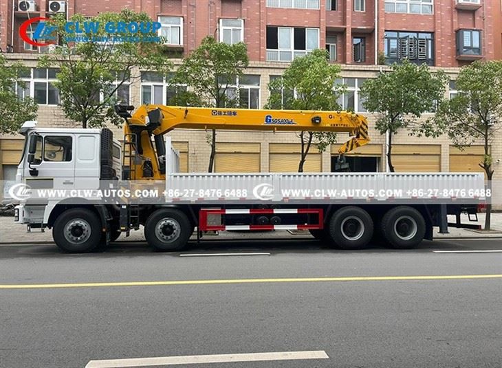 Shacman 8X4 16 Ton Truck With Crane