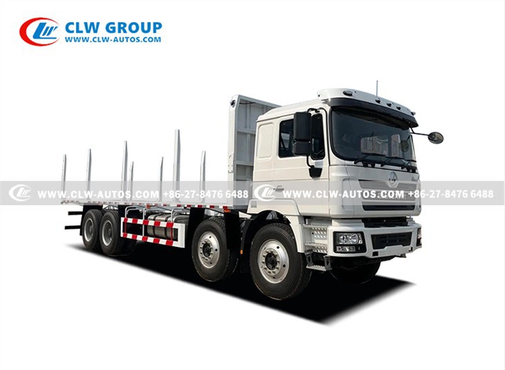 SHACMAN F3000 8x4 Logging Timber Round Wood Transport Truck