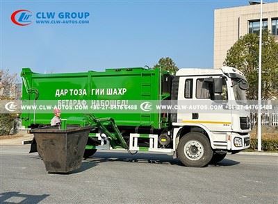 Shacman L3000 16cbm Side Loader Garbage Truck