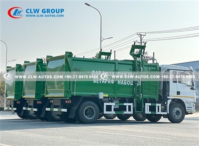 Shacman L3000 16cbm Side Loader Garbage Truck