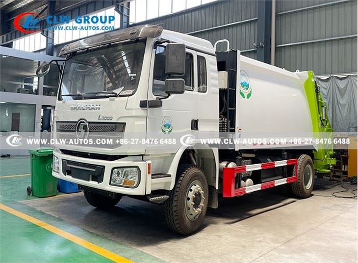 Shacman L3000 240HP 10 Tons Refuse Compactor Truck