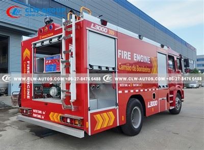 SHACMAN L3000 8T Foam Tank Fire Truck high quality