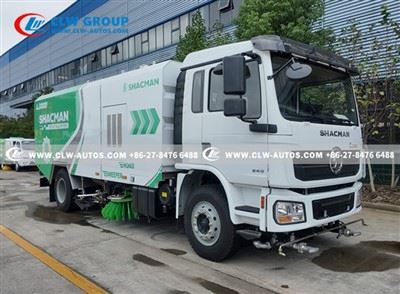 SHACMAN L3000 Street Cleaning Sweeper Truck factory