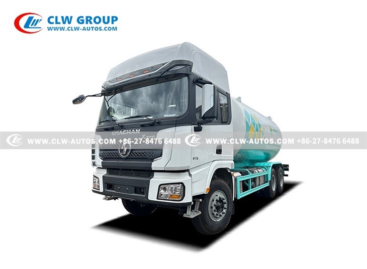 SHACMAN X3000 6x4 10Tons LPG Bobtail Truck For Kazakhstan
