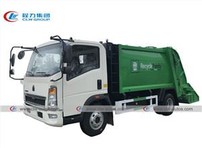 Sinotruck HOWO 6M3 Compression Garbage Truck