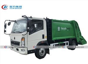 Sinotruck HOWO 6M3 Compression Garbage Truck