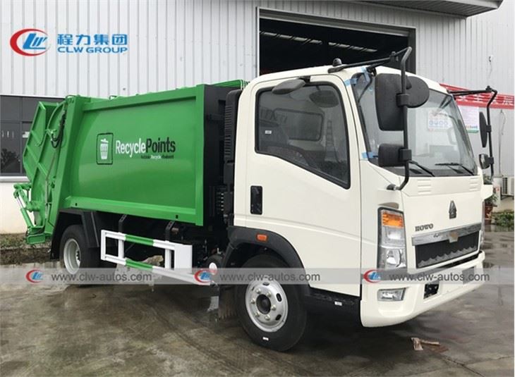 Sinotruck HOWO 6M3 Compression Garbage Truck