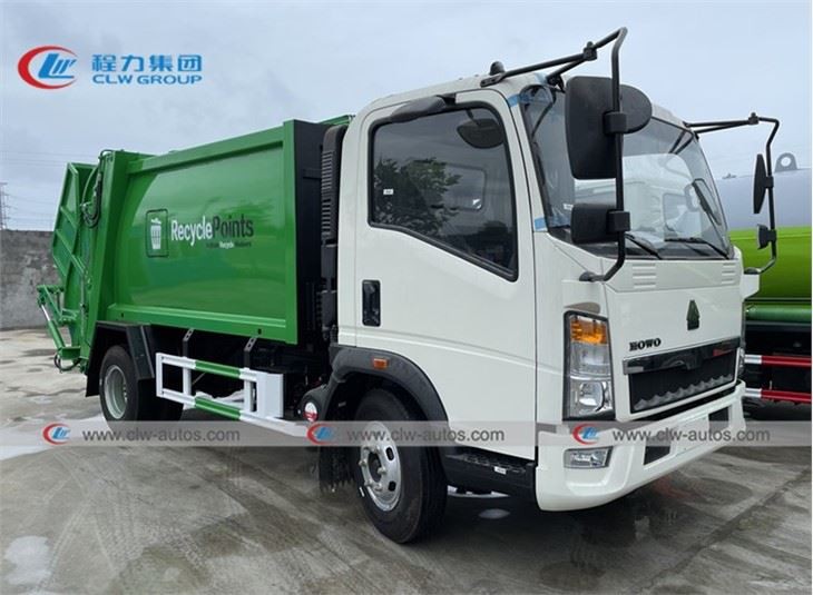 Sinotruck HOWO 6M3 Compression Garbage Truck